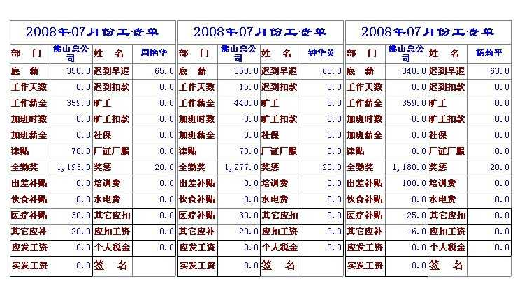 工资计算系统 9.8
